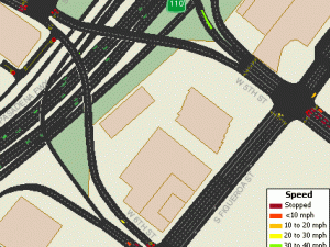 Simulación de Tráfico TransModeler